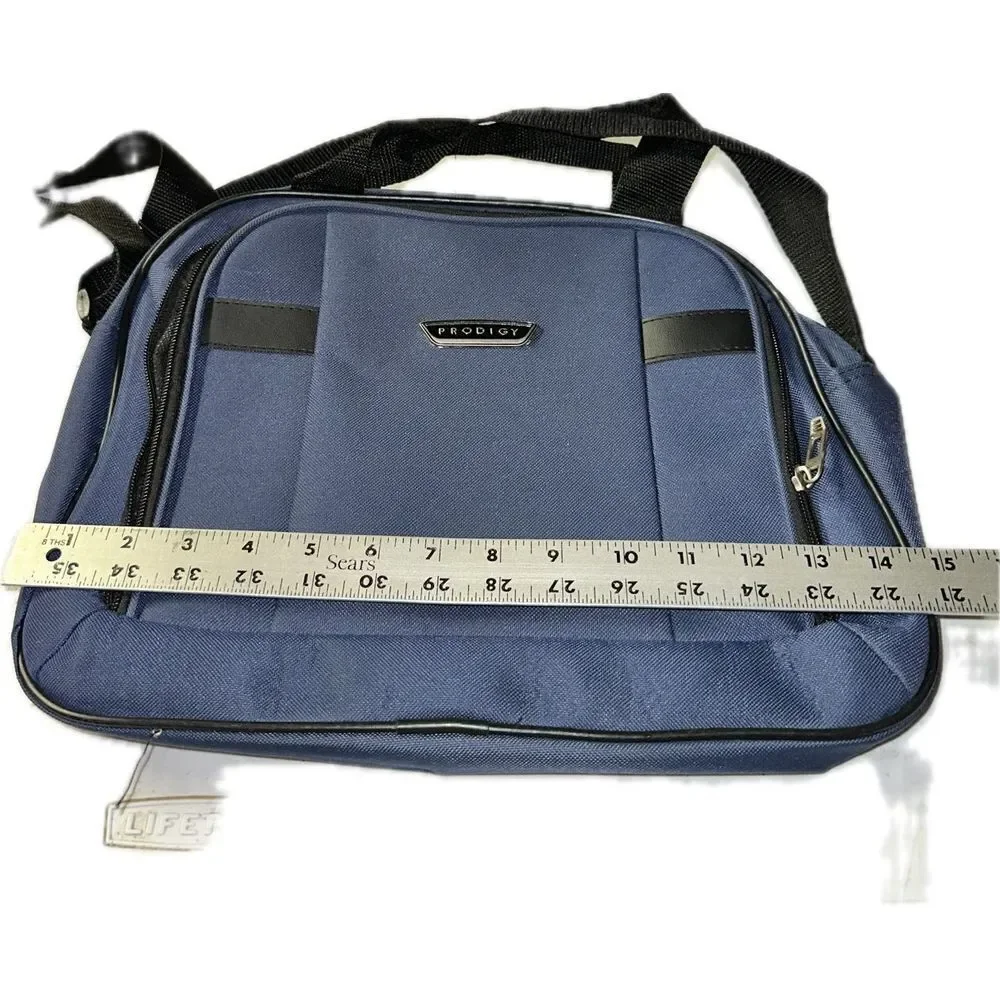 Prodigy Navy Blue Shoulder Strap Carry On Travel Bag‎ Luggage